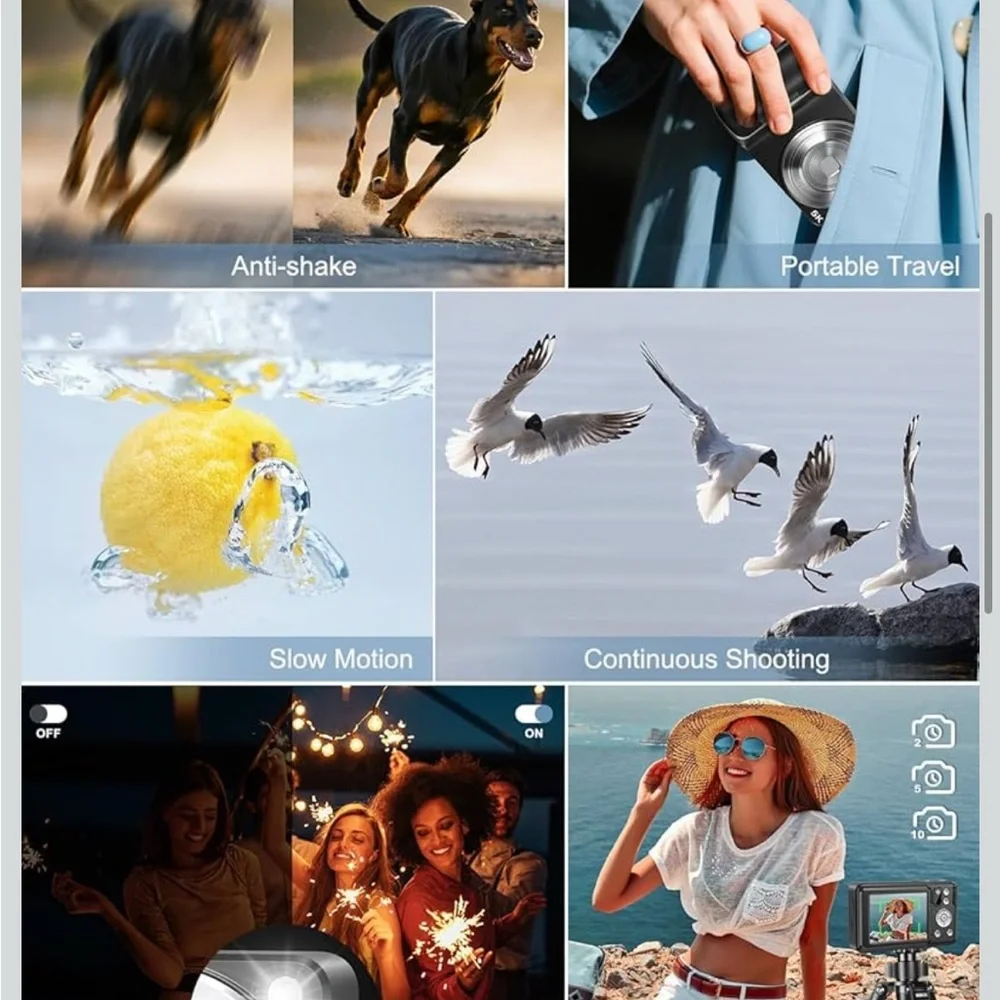 New in Box - Amazon - 5K Digital Camera for Photography